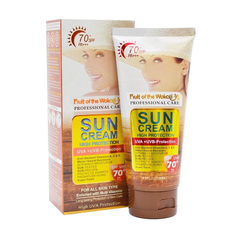 کرم ضد آفتاب بدون رنگ وکالی SPF 70